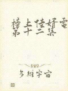 榜上佳婿电视剧第十二集封面