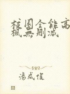 校园全能高手季枫无删减