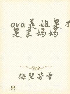 ova义姐是不是良妈妈封面