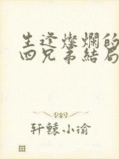 生逢灿烂的日子四兄弟结局