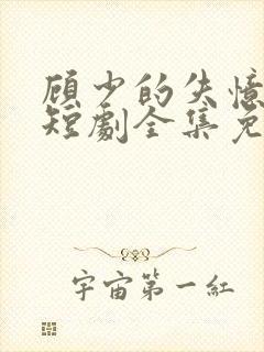 顾少的失忆甜妻短剧全集免费观看