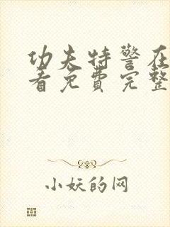 功夫特警在线观看免费完整版高清