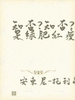 知否?知否?应是绿肥红瘦原著