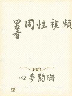 男同性视频在线看