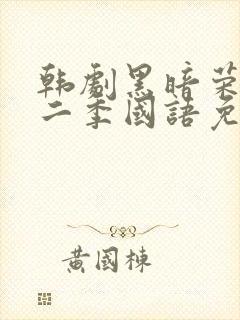 韩剧黑暗荣耀第二季国语免费观看