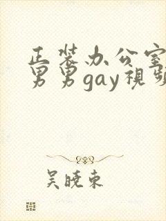 正装办公室激情男男gay视频