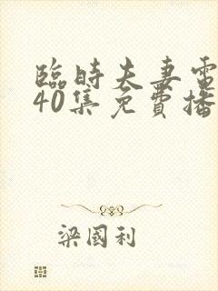 临时夫妻电视剧40集免费播放