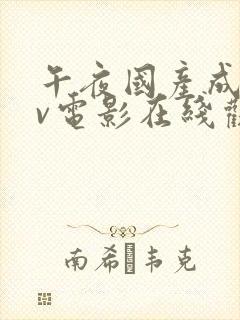 午夜国产成人av电影在线观看