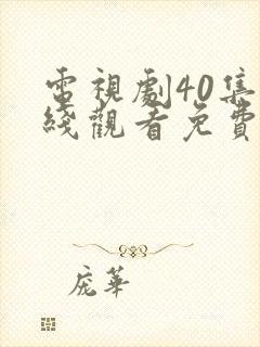 电视剧40集在线观看免费