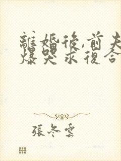 离婚后,前夫他爆哭求复合和免费阅读