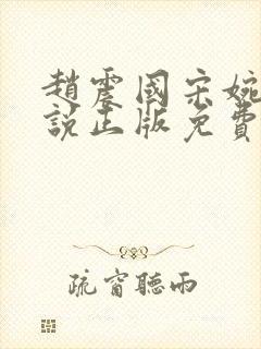 赵震国宋婉清小说正版免费阅读