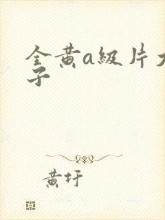 全黄a级片大奶子