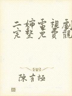 二婶电视剧全集完整免费观看高清