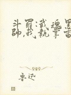 斗罗:武魂黑大帅,我执掌雷劫封面