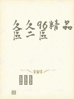 久久96精品一区二区