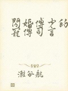 闪婚傅少的心尖宠傅司言封面