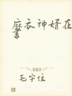 麻衣神婿在线听书