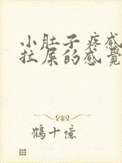 小肚子疼感觉想拉屎的感觉咋回事