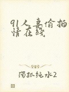 91人妻偷拍激情在线