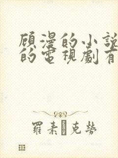 顾漫的小说改编的电视剧有哪些