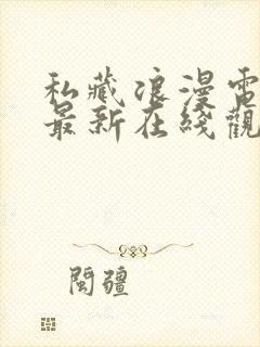 私藏浪漫电视剧最新在线观看全集免费