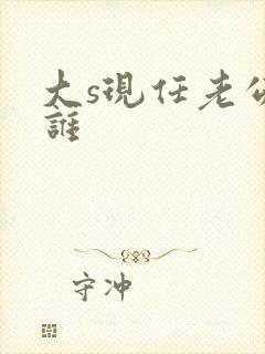 大s现任老公是谁