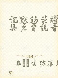 沉默的荣耀40集免费观看全集高清版封面