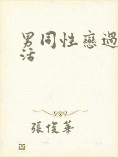 男同性恋过性生活