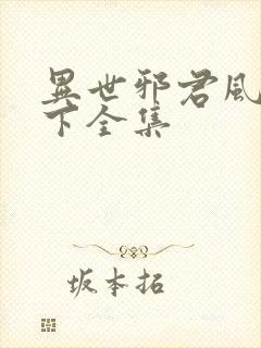 异世邪君风凌天下全集