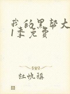 我的黑帮大佬第1季免费