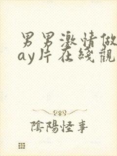 男男激情做爰gay片在线观看