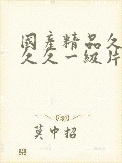 国产精品久久久久久一级片