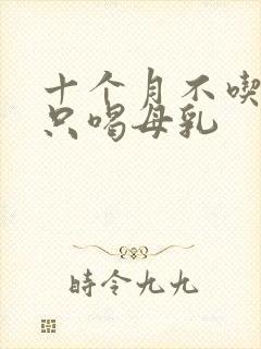 十个月不吃辅食只喝母乳