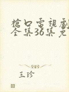 枪口电视剧高清全集36集免费观看