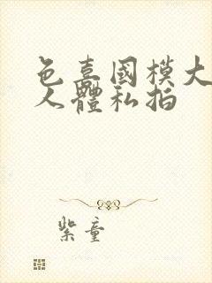 色喜国模大尺度人体私拍封面