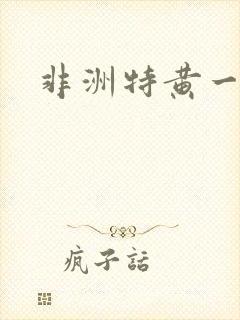 非洲特黄一级片