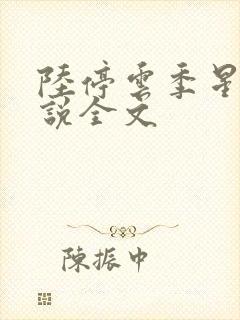 陆停云季星年小说全文