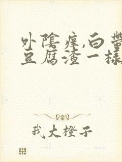 外阴痒,白带像豆腐渣一样是怎么回事