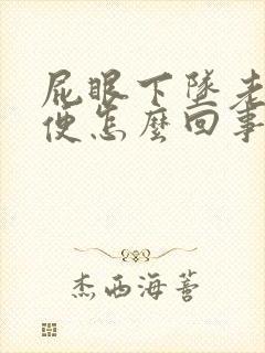 屁眼下坠老想大便怎么回事啊封面