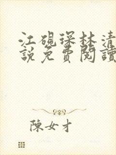 江砚琛林清浅小说免费阅读