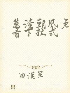 万渣朝凰免费观看下拉式