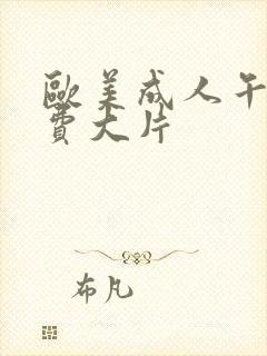 欧美成人午夜免费大片