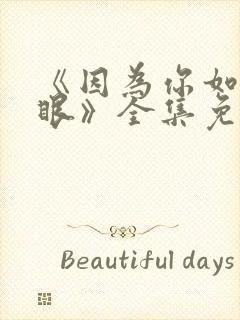 《因为你如此耀眼》全集免费观看