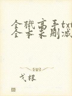 全职高手txt全本未删减下载封面