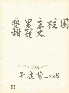 双男主校园穿书甜宠文封面