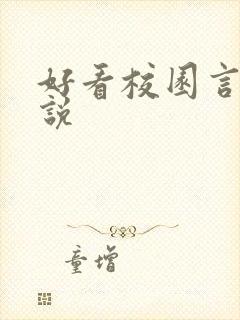 好看校园言情小说封面