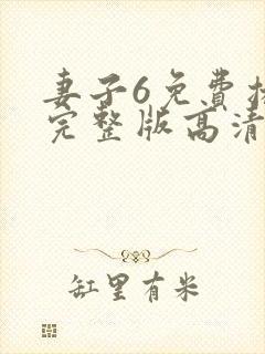 妻子6免费播放完整版高清韩剧