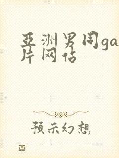 亚洲男同gay片网站