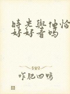 时光与他恰是正好好看吗