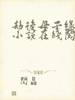 劫后母子缘续集小说在线阅读